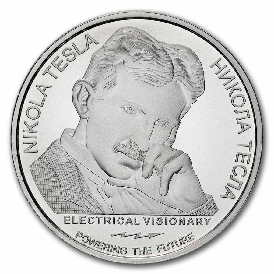 2026 Serbia 1 oz Silver 100 Dinar Tesla: Energy Medicine | eBay